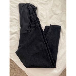 Black maternity yoga pants